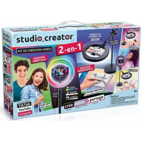 Jeu Éducatif Et Électronique Coffret Influenceur 2 En 1 Studio Créator