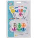 NC Lot De 6 Balles Rebondissantes mômes 2cm Multicolore