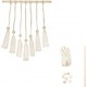 NC Kit Macramé suspension Murale 30cm Naturel