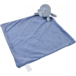 NC Doudou Avec Lange pieuvre 33cm Bleu