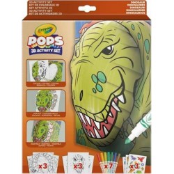 NC Travaux Manuel Crayola 3d Color Pops Dinosaures