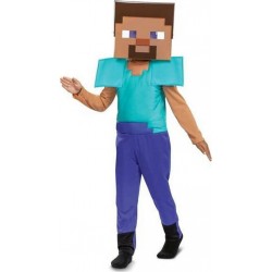 NC Déguisement Pour Enfants Minecraft Steve 2 Pièces