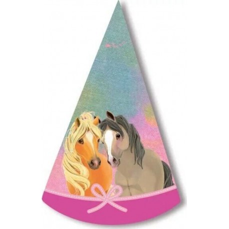 NC Lot De 8 Chapeaux De Fête En Papier Anniversaires Poney