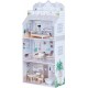 NC Maison De Poupée Fille Enfant En Bois Grise 3 Étages Jouet Td-11683d Teamson Kids