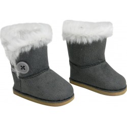 NC Vetement Pour 18 Poupon Bottes Grises Sophia's By Teamson Kids