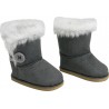 NC Vetement Pour 18 Poupon Bottes Grises Sophia's By Teamson Kids