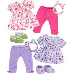 NC Vetement Pour 15 Poupon Haut Fleuri, Legging Et Bandeau Sophia's By Teamson Kids