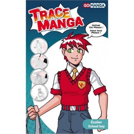 NC Kit De Dessin Trace Manga Go Manga Ecolier