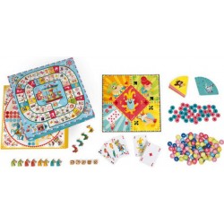 NC Juratoys Coffret Multi Jeux Carrousel (bois Et Carton)