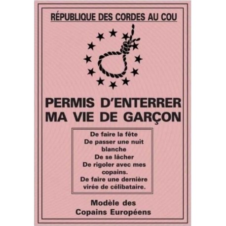 NC Permis D'enterrer Ma Vie De Garçon