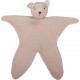 NC Eveil Et Nature Doudou Coton Bio Velour 30 Cm Ourson