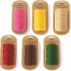 NC 6 Bobines De Fil De Jute 100 M X 2 Mm Multicolore