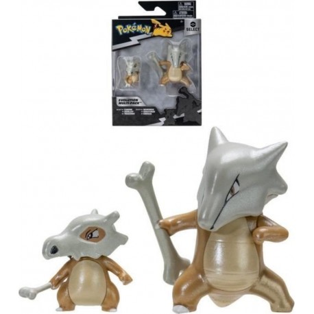 NC Figurines Pokémon Osselait Et Ossatueur Pack Évolution