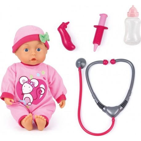 NC Kit Docteur Poupée Bébé Avec Son