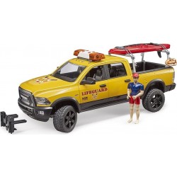 NC Power Wagon Ram 2500 Pour Maître-nageur Avec Figurine, Stand Up Paddle Et Module Son Et Lumière