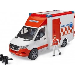 Véhicule Ambulance Mercedes Benz Sprinter Avec Conducteur Et Module Son Et Lumière