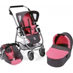 NC Poussette Emotion 3in1 Anthracite/rose