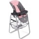 NC Chaise Haute Melange Gris Rose