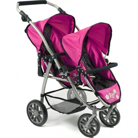 NC Poussette Tandem Buggy Vario Bleu/rose