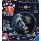 NC Puzzle 3d 180 Pièce(s) Globe Phosphorescent