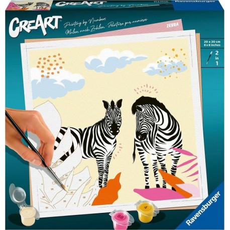 NC Creart 20x20cm Zebre Jolane Edition