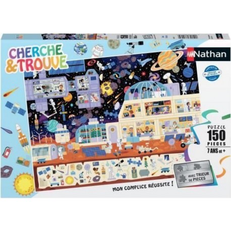 NC -puzzle 150 Pieces Dans L'espace (cherche Et Trouve)-4005556862139-a Partir De 7 Ans