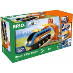 NC Brio World Locomotive A Enregistreur Vocal Smart Tech Sound Circuit De Train