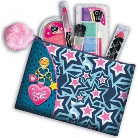 NC Trousse De Maquillage Lavable En Tissu Pour Enfant Crazy Chic Contient 5 Produits De Maquillage