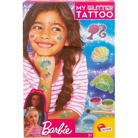 NC Tatouages Temporaires Barbie My Glitter Tattoo Paillettes 20 Pièces