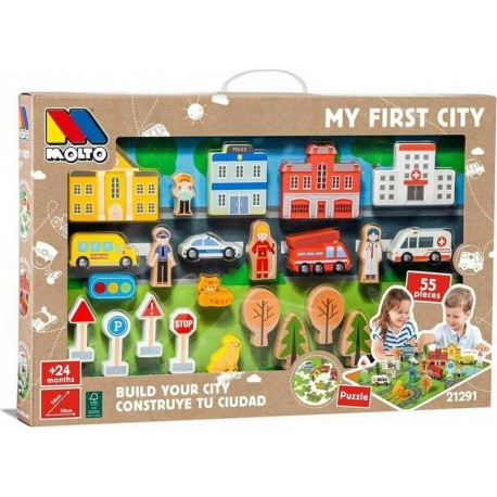 NC Jeu En Bois Moltó My Firts City