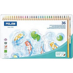 NC Crayons De Couleur Milan Acuarelable Crayon D'aquarelle