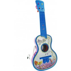 Guitare Pour Enfant Reig Party Bleu Blanc 4 Cordes