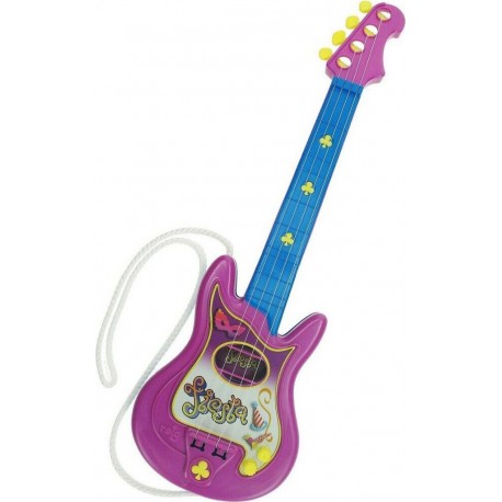 NC Guitare Pour Enfant Reig Party Violet Bleu 4 Cordes Électrique