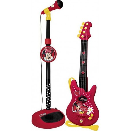 NC Guitare Pour Enfant Reig Microphone Minnie Mouse