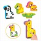 NC Puzzle Enfant Reig Zoo Blocks 22 Pièces