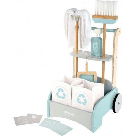 NC Kit De Nettoyage Et De Rangement Woomax Jouet 34,5 X 50 X 32,5 Cm