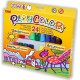 NC Set De Peinture Playcolor Basic Metallic Fluor Multicouleur 24 Pièces