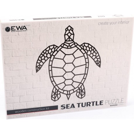 NC Puzzle Mural En Bois Tortue 84 Cm