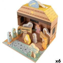 NC Crèche De Noël Woomax 15 Pièces 24,5 X 20,5 X 24,5 Cm (6 Unités)