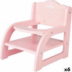 NC Chaise Pour Poupées Woomax Rose (6 Unités)