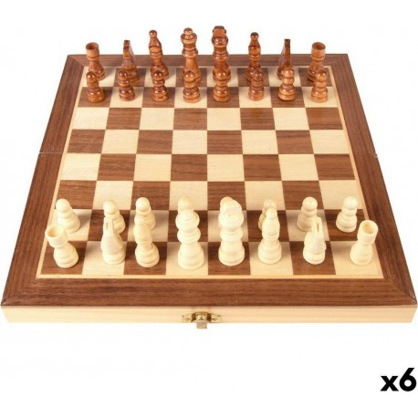 NC Jeu D'échecs Colorbaby Bois (6 Unités)