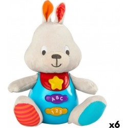 NC Peluche Sonore Winfun Lapin 17 X 17,5 X 10 Cm (6 Unités)