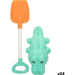 NC Set De Jouets De Plage Colorbaby 2 Pièces Crocodile Pelle Polypropylène (24 Unités)