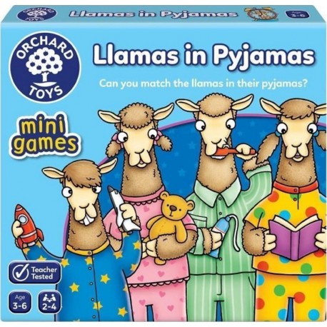 NC Toys Llamas In Pyjamas Minitravel Game, Multi, One Size