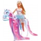 Simba Steffi Love Princesse Et Cheval Poupée Mannequin 29cm Robe + Tiare