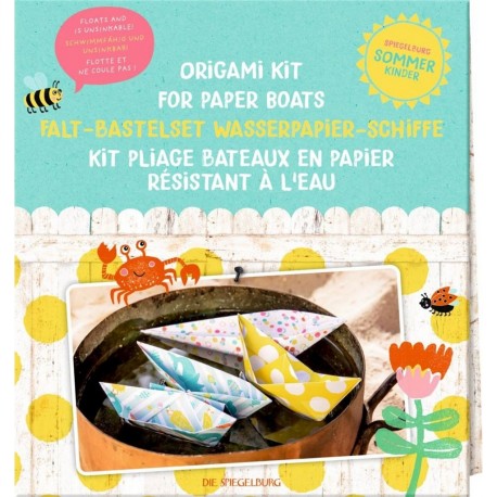 NC Kit De Pliage De Bateaux En Papier Résistant À L'eau Multi-couleur