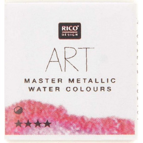 NC Peinture Aquarelle Métallique 1/2 Godet Rose