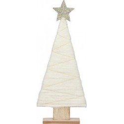 NC Figurine Arbre De Noël Edm Esprit De Noël Bois 40x17x5cm 72176