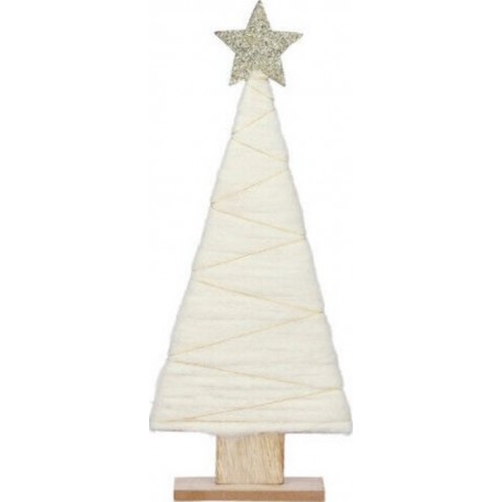 NC Figurine Arbre De Noël Edm Esprit De Noël Bois 40x17x5cm 72176