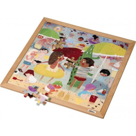 NC Puzzle En Bois Puzzle De Météo Extrême Canicule (81) Jeu Montessori